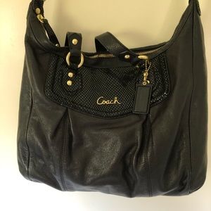 Coach Ashley crossbody leather handle bag